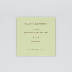 Save The Date^Planet cards Proverbe et Bois