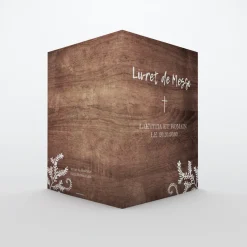 Livret De Messe Mariage^Planet cards Proverbe et Bois