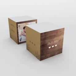 Boîte À Dragées Mariage^Planet cards Proverbe et Bois