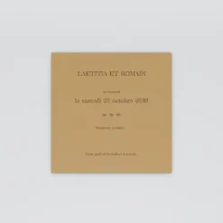 Save The Date^Planet cards Proverbe et Bois