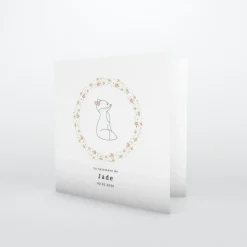 Faire-part Naissance Animaux^Planet cards Renard et Couronne Liberty