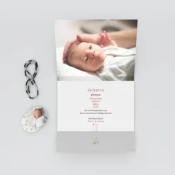 Faire-part Naissance Animaux^Planet cards Renard et Couronne Liberty