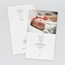 Faire-part Naissance Animaux^Planet cards Renard et Couronne Liberty