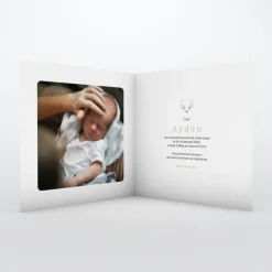 Faire-part Naissance Animaux | Faire-part Naissance Garçon^Planet cards Renard Minimaliste