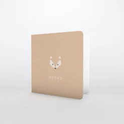 Faire-part Naissance Animaux | Faire-part Naissance Garçon^Planet cards Renard Minimaliste