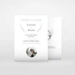 Carte D'invitation Mariage^Planet cards Romance classique