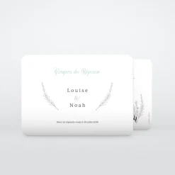 Coupon-réponse Mariage^Planet cards Romance classique