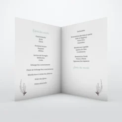 Livret De Messe Mariage^Planet cards Romance classique