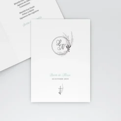 Livret De Messe Mariage^Planet cards Romance classique