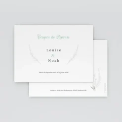 Coupon-réponse Mariage^Planet cards Romance classique