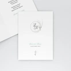 Livret De Messe Mariage^Planet cards Romance classique