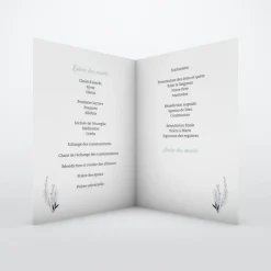 Livret De Messe Mariage^Planet cards Romance classique