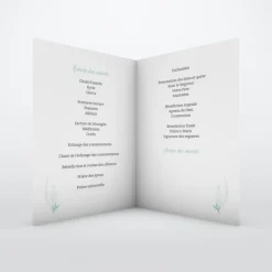 Livret De Messe Mariage^Planet cards Romance classique