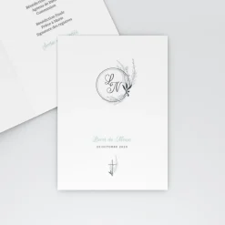 Livret De Messe Mariage^Planet cards Romance classique