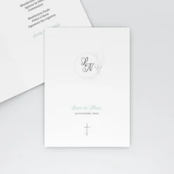 Livret De Messe Mariage^Planet cards Romance classique