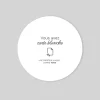 Carte 100% Personnalisable | Carte 100% Personnalisable^Planet cards Rond Recto Verso 14 cm