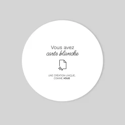 Carte 100% Personnalisable | Carte 100% Personnalisable^Planet cards Rond Recto Verso 14 cm