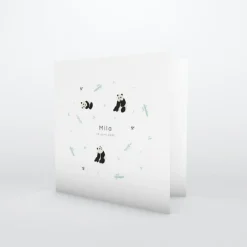 Faire-part Naissance Animaux^Planet cards Ronde de Pandas