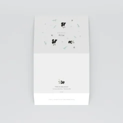 Faire-part Naissance Animaux^Planet cards Ronde de Pandas