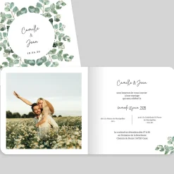 Faire-part Mariage Champêtre | Gamme Complète^Planet cards Ronde d'eucalyptus