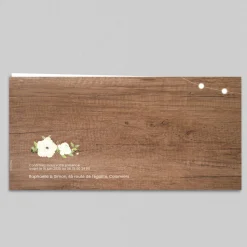 Faire-part Mariage Champêtre^Planet cards Roses bois et lumières