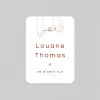 Faire-part Mariage Original^Planet cards Ruban Cœurs