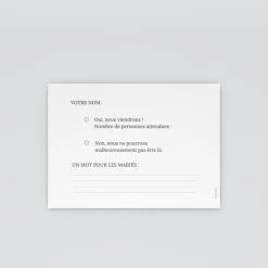Coupon-réponse Mariage^Planet cards Rêve D'été