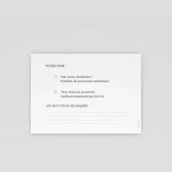 Coupon-réponse Mariage^Planet cards Rêve D'été