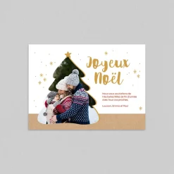 Carte De Noël Originale^Planet cards Sapin en Photo Magnétique