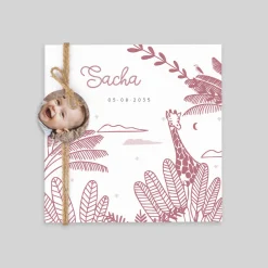 Faire-part Naissance Animaux | Créations En Collaboration^Planet cards Savane Étoilée