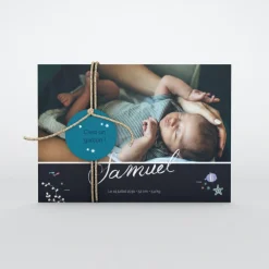 Faire-part Naissance Animaux | Créations En Collaboration^Planet cards Sous l'Océan Bleu
