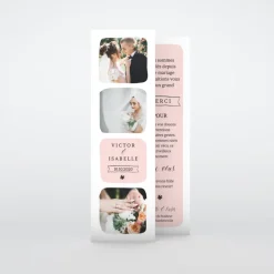 Carte Remerciement Mariage Marque-page^Planet cards Sweet Love