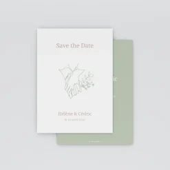 Save The Date^Planet cards Ta Main Dans La Mienne