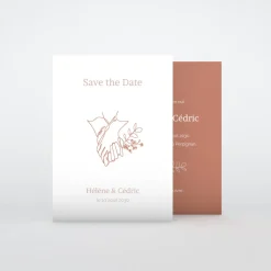 Save The Date^Planet cards Ta Main Dans La Mienne