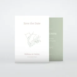 Save The Date^Planet cards Ta Main Dans La Mienne