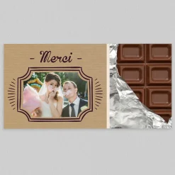 Carte Remerciement Mariage Originale^Planet cards Tablette chocolat