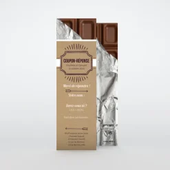 Coupon-réponse Mariage^Planet cards Tablette chocolat