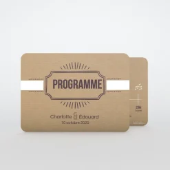 Programme De Mariage^Planet cards Tablette chocolat