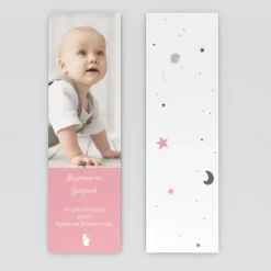 Faire-part Baptême Original^Planet cards étoiles et anges