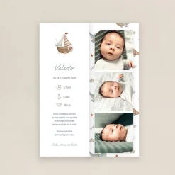 Faire-part Naissance Animaux | Faire-part Naissance Marque-page^Planet cards Étoiles et Baleines