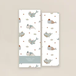Faire-part Naissance Animaux | Faire-part Naissance Marque-page^Planet cards Étoiles et Baleines