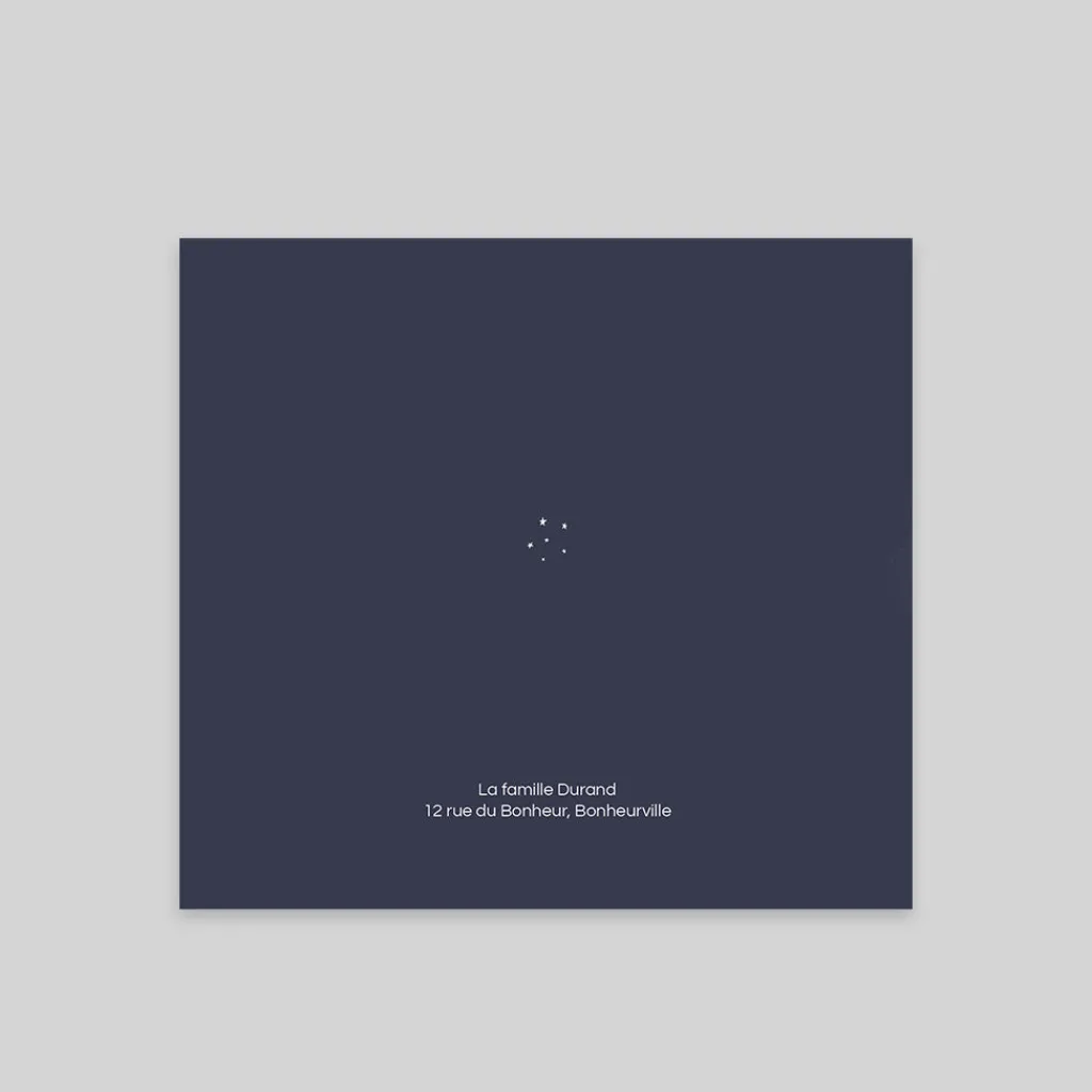 Faire-part Naissance Garçon^Planet cards Étoiles et Cosmos