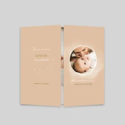 Faire-part Naissance Original | Faire-part Naissance Fille^Planet cards Étoiles et Cosmos Fille