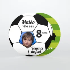 Carte Invitation Anniversaire Enfant Garçon^Planet cards Tournoi de foot