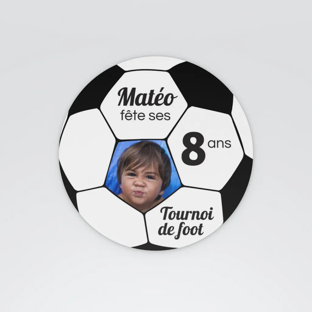 Carte Invitation Anniversaire Enfant Garçon^Planet cards Tournoi de foot