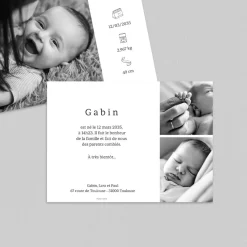 Faire-part Naissance Garçon^Planet cards Tout simplement