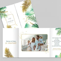 Faire-part Mariage Champêtre | Gamme Complète^Planet cards Tropical