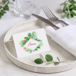 Marque-place Mariage^Planet cards Tropical ananas