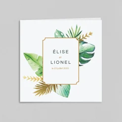 Faire-part Mariage Champêtre | Gamme Complète^Planet cards Tropical Chic