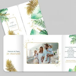 Faire-part Mariage Champêtre | Gamme Complète^Planet cards Tropical Chic